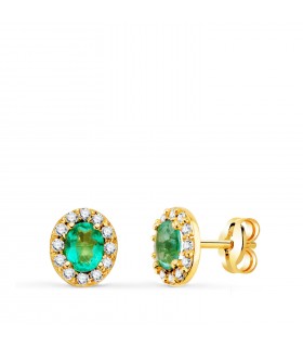 Pendientes mujer Bruma topacio paraiba oro 18k. Joyas y pendientes para mujer. Compra online.