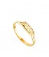 Bague or jaune BEBE 18 carats. Cadeau original baptême, naissance pour bébé.