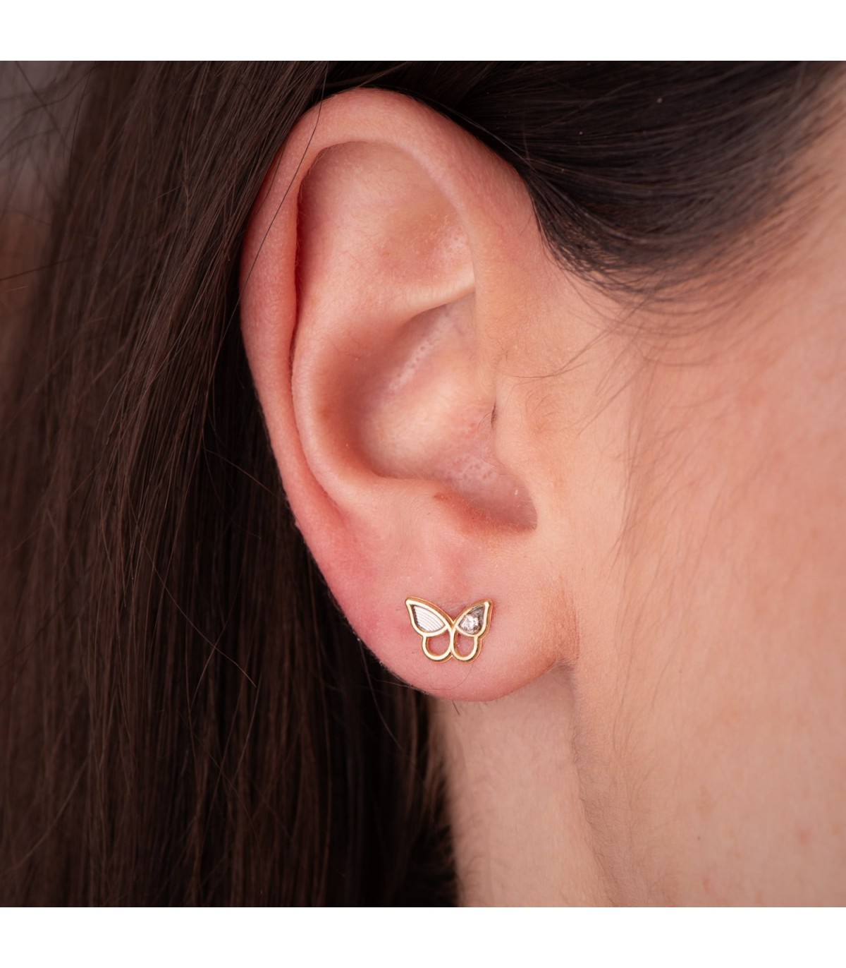 Pendientes mujer modelo Jackie. Pendientes de oreja y piercings.