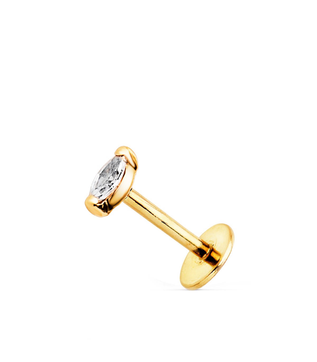piercing oreja, tipos de piercing de oreja, tragus, helix, conch, lobulo pendiente oreja suelto oro amarillo 18k