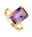 Bague améthyste Vancouver Or Jaune 18K