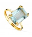 Anillo Topacio Vancouver Oro amarillo 18K