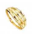 Anello Bambù in oro giallo 18kt