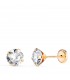 Ohrstecker Gold 750 Zirkonia 6 mm Madrid | Artikelnr. N5692, kleine Ohrringe für Damen kaufen
