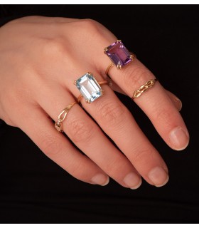 Bague Chaîne Maialen Or jaune 18K