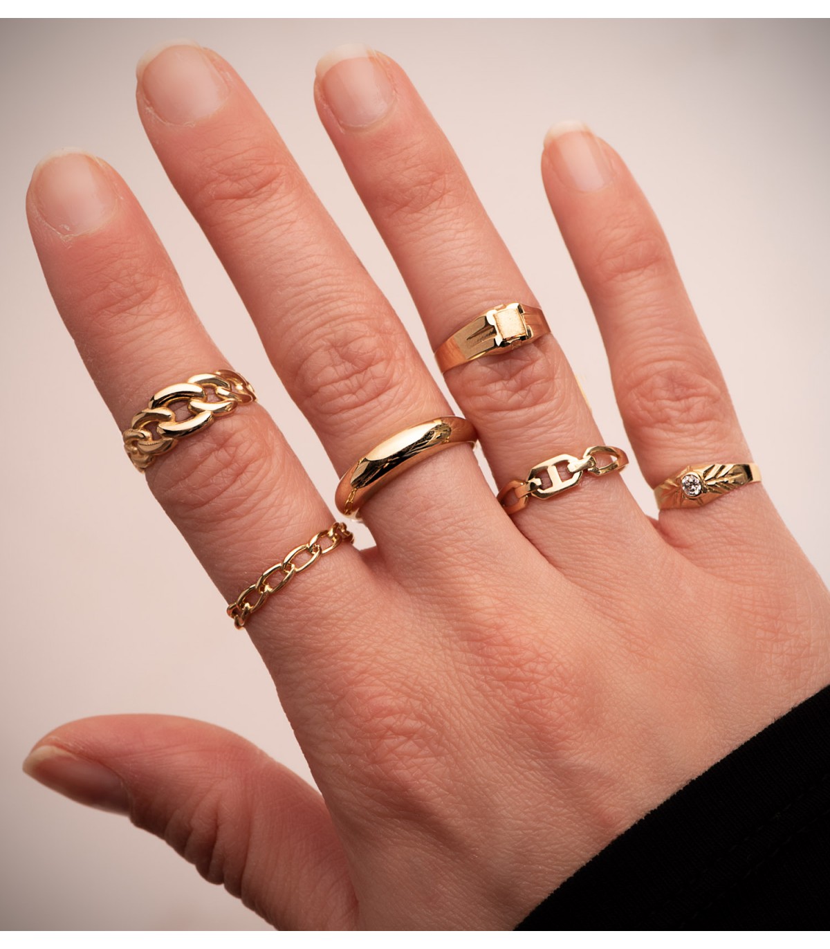 anillo de oro para mujer