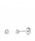 Ohrstecker 18K Weißgold Zirkonia 3 mm | Modell Madrid, kleine Ohrringe für Damen kaufen