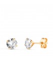 Orecchini griffe Madrid oro giallo 18kt 5mm