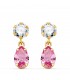 Orecchini donna Valencia oro 18kt rosa. Orecchini pendenti e lunghi.