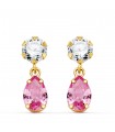 Boucles d'oreilles femme Valencia Or 18K rose