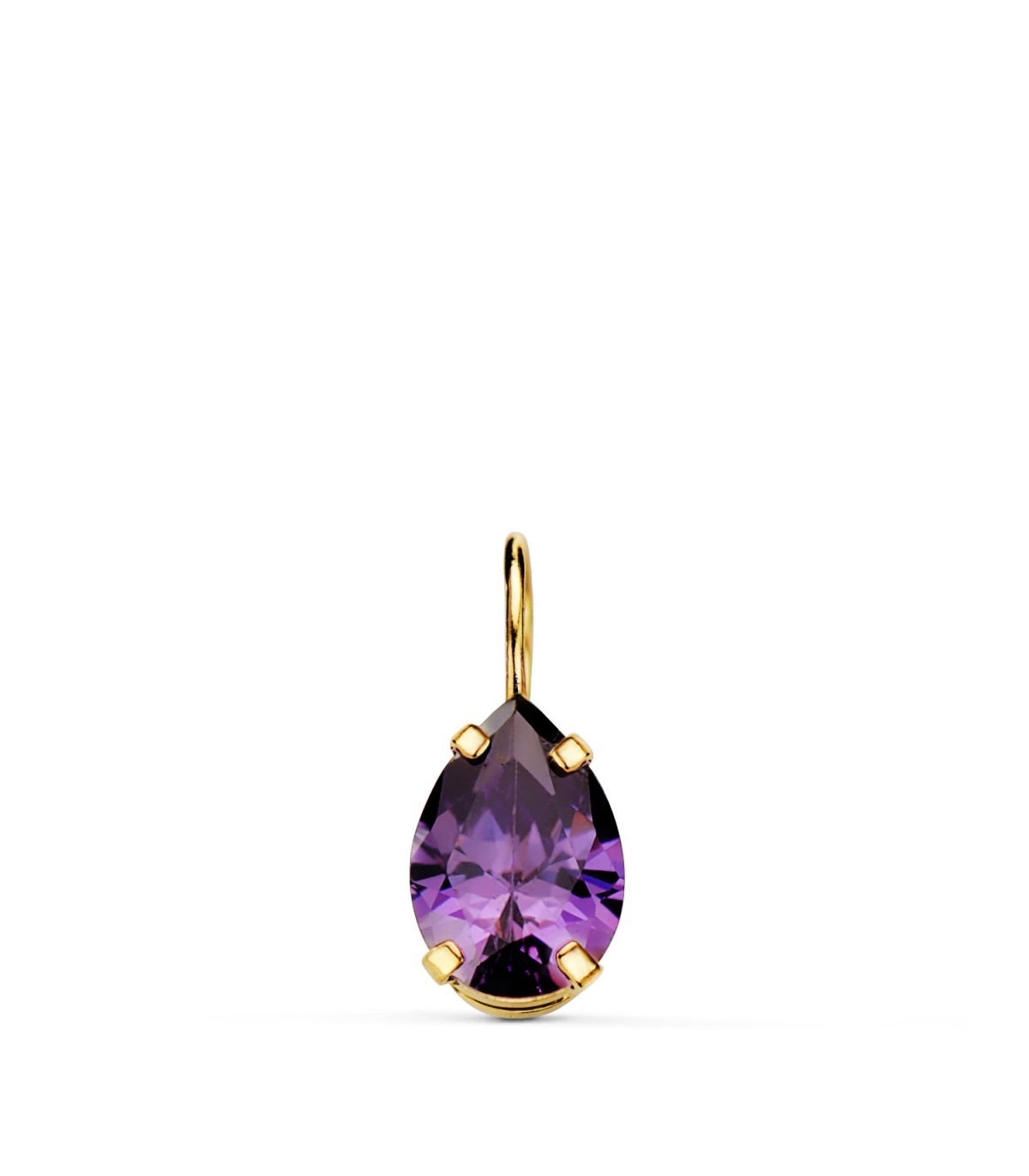 Pendentif femme Valencia Or 18K améthyste | pendentif pour femme | collier femme or 18K | bijoux femme