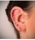 pendientes oro con amatista