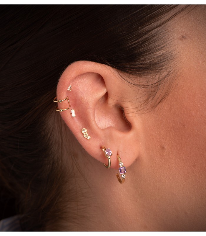 Ear Cuff oro giallo 18kt sfere