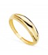 Goldring aus Gelbgold 18K /750er 19696 - polierter Oberfläche, Breit 4,5 mm.