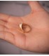 Anello chevalier uomo Costanzo Spinello Blu 18 Kt