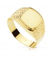 Anello chevalier da uomo Amador oro 18kt