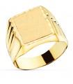 Anillo sello Oro Hombre Amancio 18K