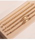 Pulsera Cadena Rolo Oro 18K 7mm 19cm | pulsera cadena , pulseras de mujer, pulseras hombre | Joyas unisex