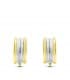 Boucles d'oreilles bicolore Alanna 18 Carats