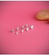 Puces d'oreilles et clous d'oreilles pour femme. Piercings Or 18 carats - Boucle oreille petite 6 mm.