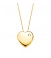 Colgante Heart Oro Amarillo 18 K