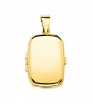Colgante portafotos Oro 18K Rectangular 25mm
