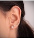Ohrkletterer Bogen Zirkonia | Design  Ear climber, Ohrkletterer, Ohrklemme - Ohrschmuck Damen