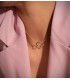 Collar Mamá Infinito Oro Amarillo 9K