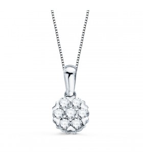 Collana Indira Diamanti 0300ct Oro bianco 18Kt