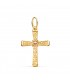 Colgante Cruz Oro Filigrana 18 Kilates 24mm, colgantes con cruces