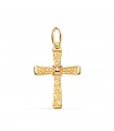 Ciondolo Croce oro filigrana 18 carati 24mm