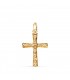 Croix bâton Filigrane Or 18 carats 22mm, collier avec croix femme