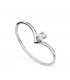 Anello Picco Oro bianco 18kt Diamante marquise, gioielli da donna con diamanti.