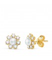 Pendientes niña Comunión Nicoletta Oro 18K Perla