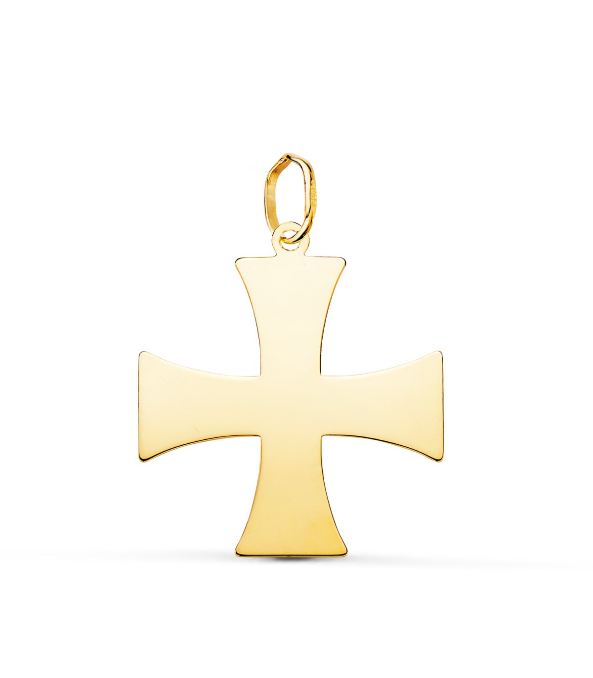Pendentif Croix des templieres Or 18 K 22 mm, croix pour hommes dans la bijouterie en ligne.