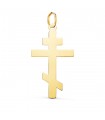 Pendentif Croix orthodoxe Or 18 K 28 mm