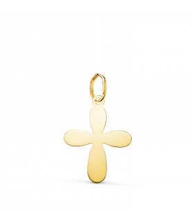 Cruz del bautismo Oro amarillo 18K 18mm, regalo ideal bautizo, comunión o confirmación.