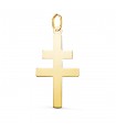 Pendentif Croix de Lorraine Or 18 K 28 mm