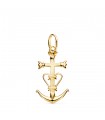 Croce della Camargue oro giallo 18kt 23mm