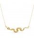 Gargantilla mujer Oro 18K Serpiente, gargantillas de moda, collares mujer