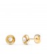 Orecchini perla Magali 5mm Oro 18kt, gioielli bambina e bimba.