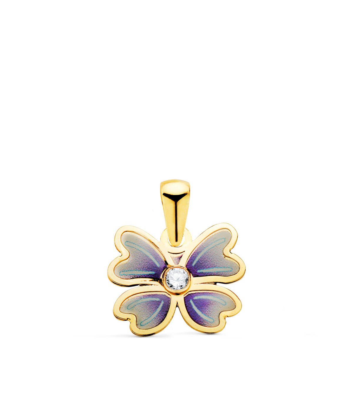 Colgante Niña Betty Mariposa Oro 18K, collares y joyería infantil