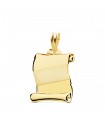 Pergamino banda diagonal Oro Amarillo 18K 18mm