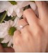 Solitaire blanc Milense 18 Carats