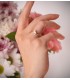 Anello donna da proposta matrimonio, solitario Davinze