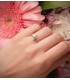 Bague fiançailles Solitaire Davinze Or 18K