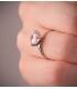 Solitaire Femme Or Blanc 18K Bremen