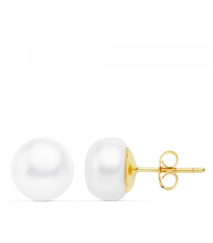 Pendientes Perlas Cultivadas 18 K 10 MM