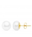 Boucles d'oreilles perles de culture Amy 18 K 10 mm
