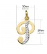 Ciondolo con iniziale P con zirconi per donna, gioielli personalizzati oro 18Kt